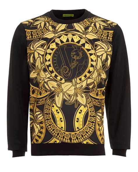 versace collection men's sweatshirt|versace sweatsuit for men.